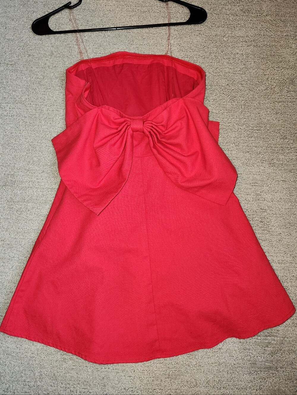 Altar'd State Red Strapless Dress
